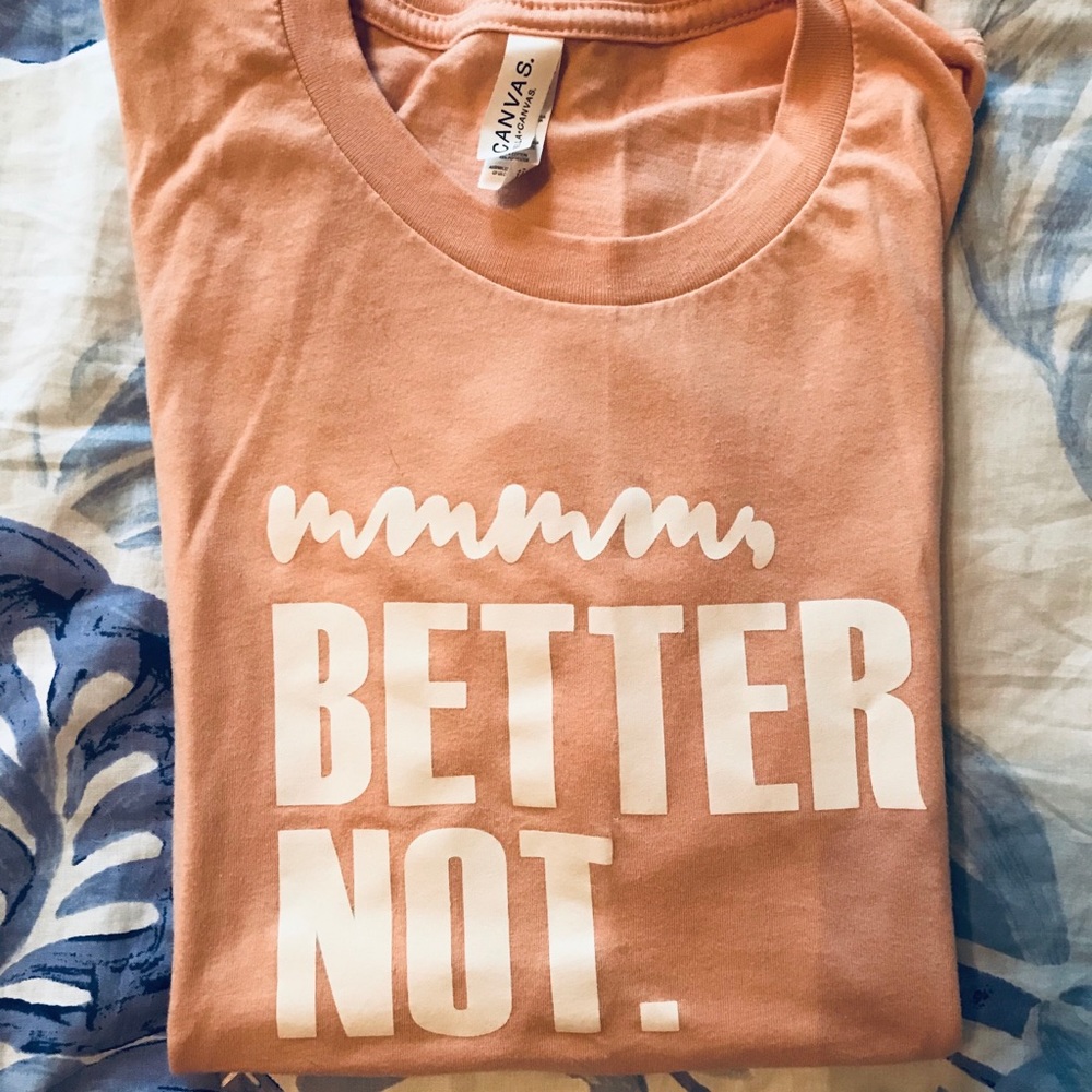 Peach T shirt